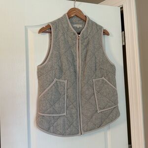 Women’s Gray Herringbone Vest
